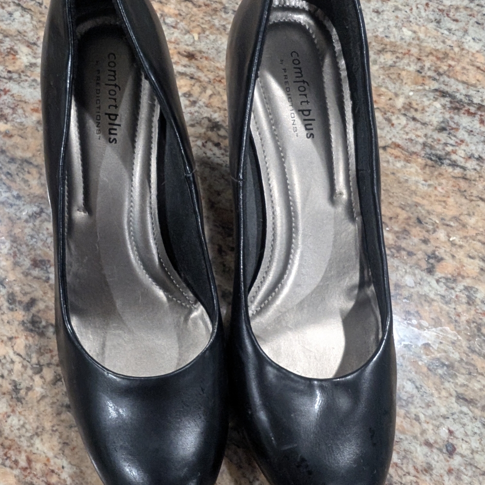 Comfort Plus by Predictions Black Heels